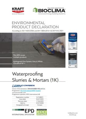 Waterproofing Slurries & Mortars